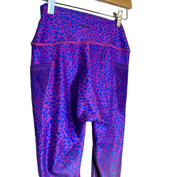 WITH Wear It To Heart Nala Cropped High Waist Legging Celsius Purple Size Medium - Picture 12 of 14